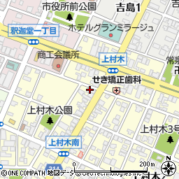 ナカキ本店周辺の地図