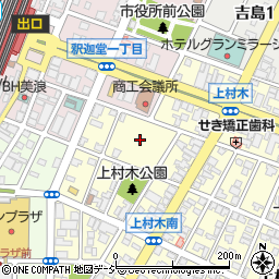 魚津駅南駐車場周辺の地図