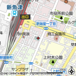 魚津マンテンホテル駅前周辺の地図