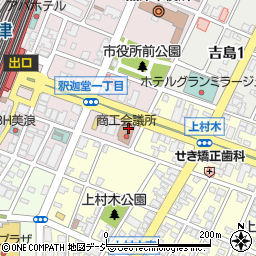 富山第一銀行魚津駅前支店周辺の地図