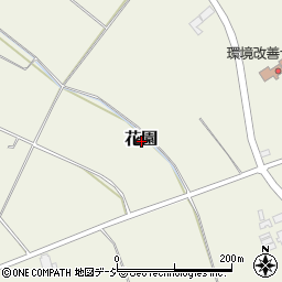 栃木県大田原市花園周辺の地図