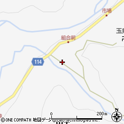川尻小谷糸魚川線周辺の地図
