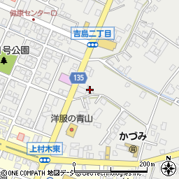 富山県魚津市吉島580周辺の地図