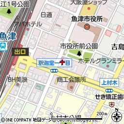 うおづ駅前薬局周辺の地図