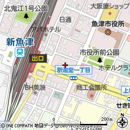 富山県魚津市釈迦堂1丁目2周辺の地図