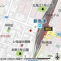 富山県魚津市本新町22周辺の地図