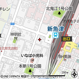 富山県魚津市本新町22-3周辺の地図