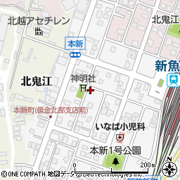 富山県魚津市本新町25-12周辺の地図