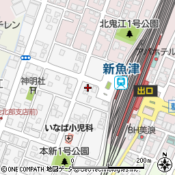 富山県魚津市本新町22-8周辺の地図