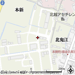 富山県魚津市本新周辺の地図