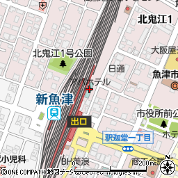 アパホテル魚津駅前周辺の地図