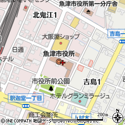 富山県魚津市周辺の地図