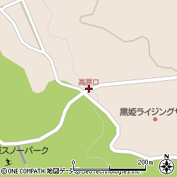 高原口周辺の地図