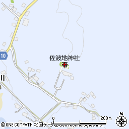 佐波地神社周辺の地図