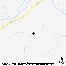 長野県北安曇郡小谷村中土中谷東周辺の地図