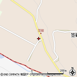 富山県黒部市笠破867-2周辺の地図