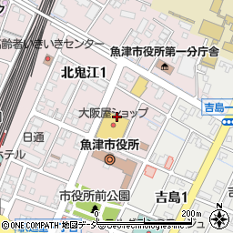 富山県魚津市釈迦堂1丁目8周辺の地図