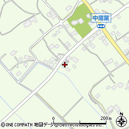 栃木県大田原市薄葉1386周辺の地図