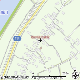 岩井区民会館周辺の地図