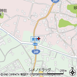 石川県羽咋郡宝達志水町麦生ヘ周辺の地図