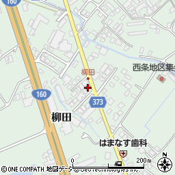 氷見柳田郵便局周辺の地図