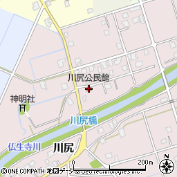 川尻公民館周辺の地図