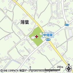 栃木県大田原市薄葉1366周辺の地図