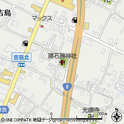 建石勝神社周辺の地図