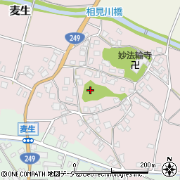 石川県羽咋郡宝達志水町麦生ニ周辺の地図