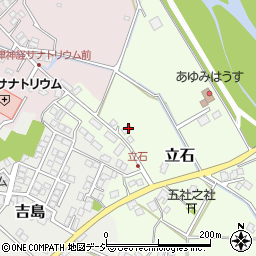 富山県魚津市立石177周辺の地図