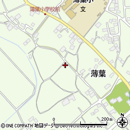 栃木県大田原市薄葉1307-3周辺の地図