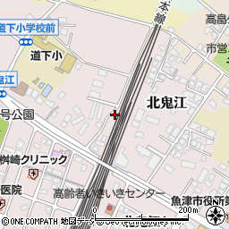 富山県魚津市北鬼江385-1周辺の地図