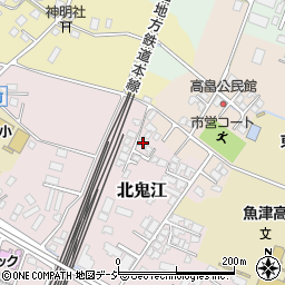 富山県魚津市北鬼江153-2周辺の地図