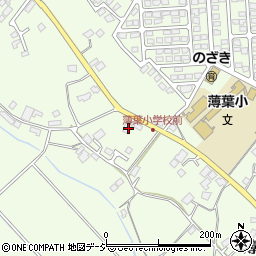 栃木県大田原市薄葉1274周辺の地図