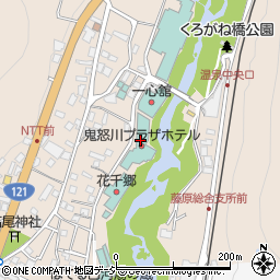 鬼怒川プラザホテル周辺の地図