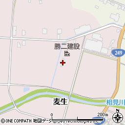 石川県羽咋郡宝達志水町麦生ナ43周辺の地図