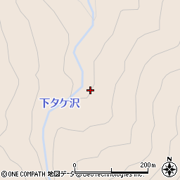 下タケ沢周辺の地図