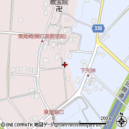 富山県魚津市東尾崎周辺の地図