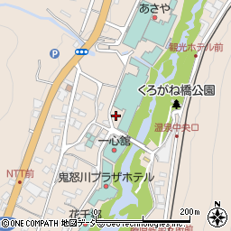 鬼怒川温泉ホテル駐車場周辺の地図