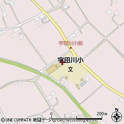 大田原市立宇田川小学校周辺の地図