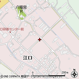富山県魚津市江口周辺の地図