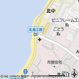 富山県魚津市北鬼江656-3周辺の地図