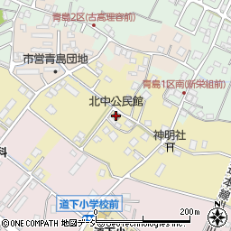 北中公民館周辺の地図