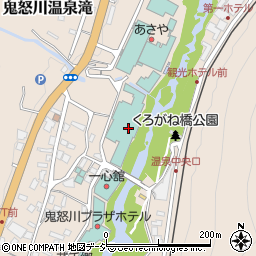 鬼怒川温泉ホテル周辺の地図