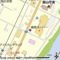 ダイソー長野飯山店周辺の地図