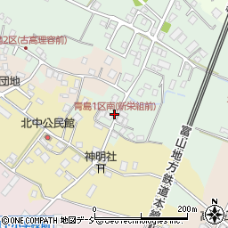 青島1区南(新栄組前)周辺の地図