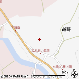 福島県矢祭町（東白川郡）上関河内（越蒔）周辺の地図