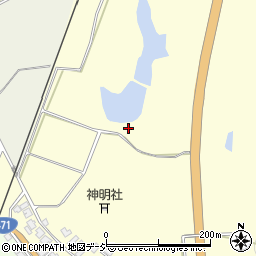 石川県羽咋郡宝達志水町竹生野周辺の地図