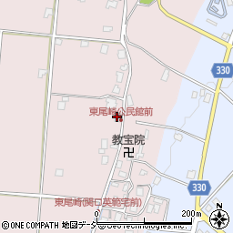 東尾崎公民館周辺の地図