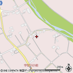 栃木県大田原市宇田川745周辺の地図